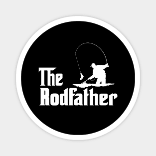 The Rodfather Funny Fishing Gift for Fisherman Magnet